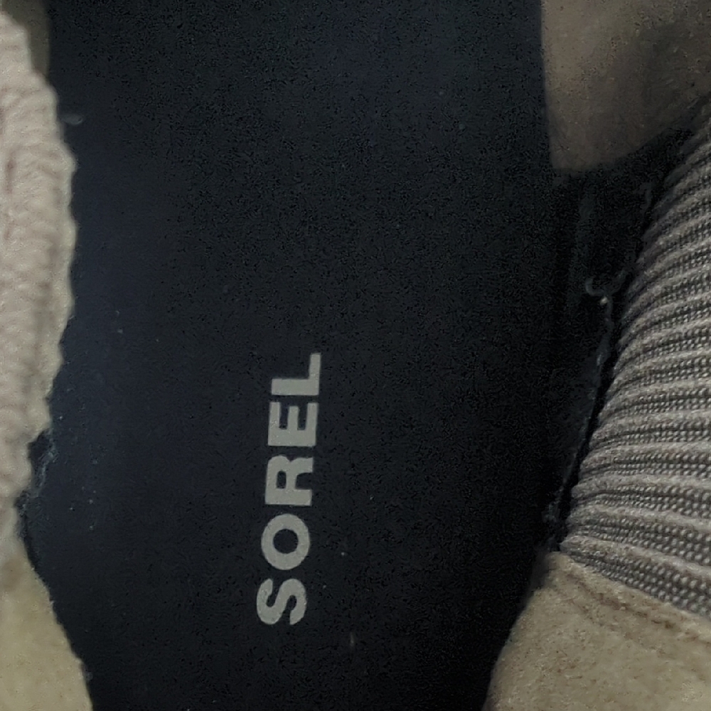 SOREL Joan of Arctic Wedge II Chelsea Bootie Ash Brown Waterproof Sz 9.5 - Picture 6 of 10